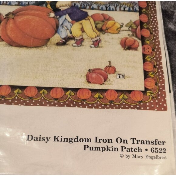 Daisy Kingdom Mary Engelbreit Pumpkin Patch Iron-On Transfer 6522 For Crafting & - Picture 2 of 4